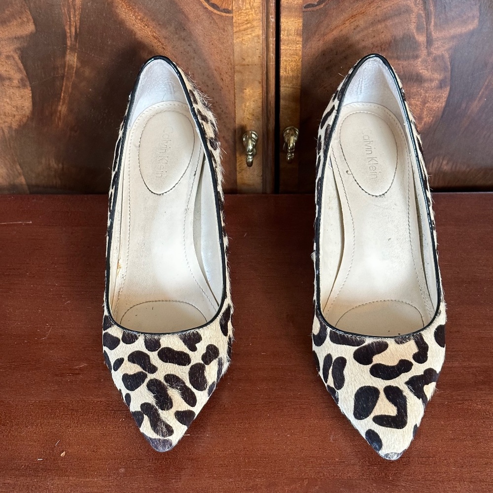 Calvin Klein Women Animal Print Pumps